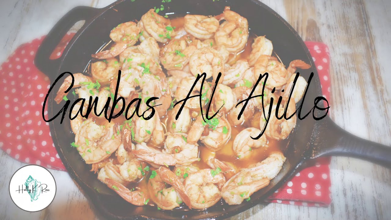 Gambas Al Ajillo (Shrimp in Chili Oil) Recipe #hollykross #food