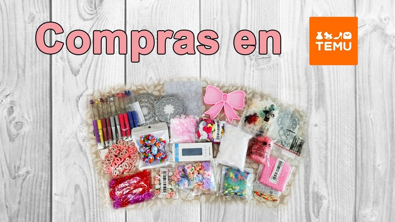 Temu haul manualidades. Temu haul. Compras Temu. Compras manualidades y scrapbook. Unboxing Temu