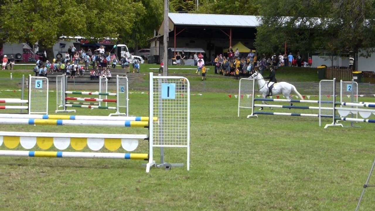 Nikki and Rocky - clear round showjumping at Moss Vale Show