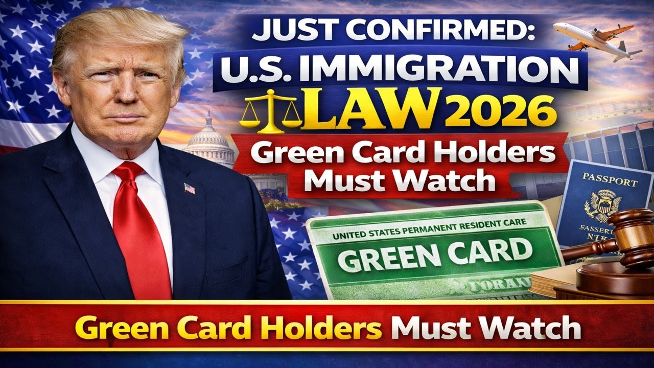 👉 JUST CONFIRMED U S  Immigration Law 2026 — Green Card Holders Must Watch
