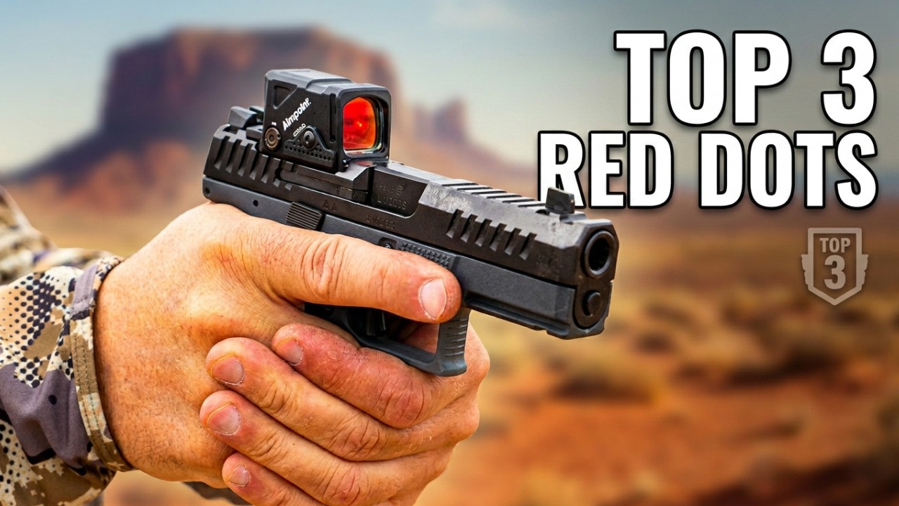Top 3 Pistol Red Dots For Duty Use In 2026