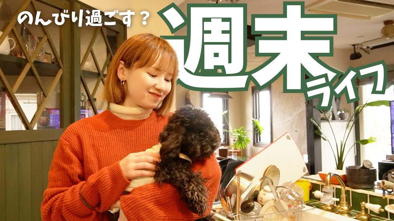 【1日VLOG】せっかち主婦の休日はやることいっぱい/毎日メイク/購入品/おしゃべり愛犬たちのお世話