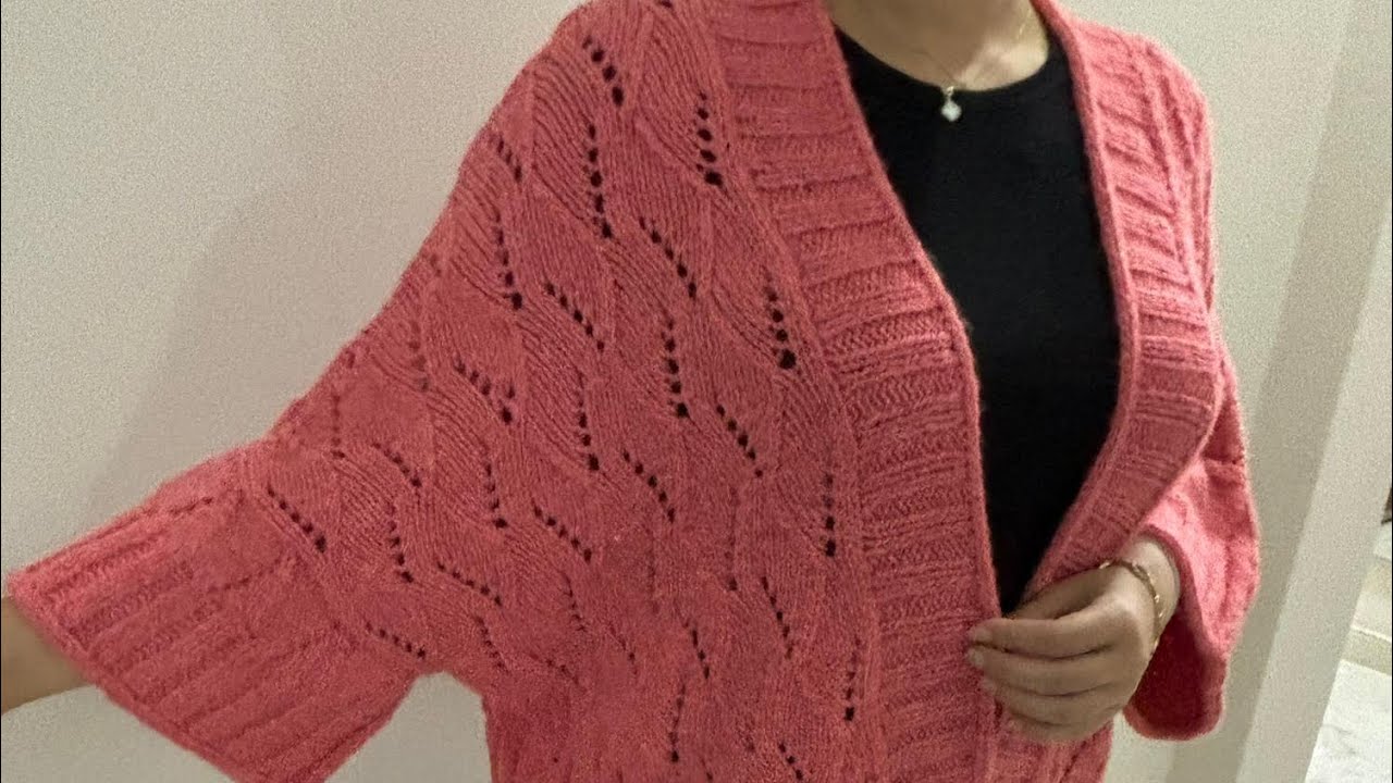 Oversize kimono hırka