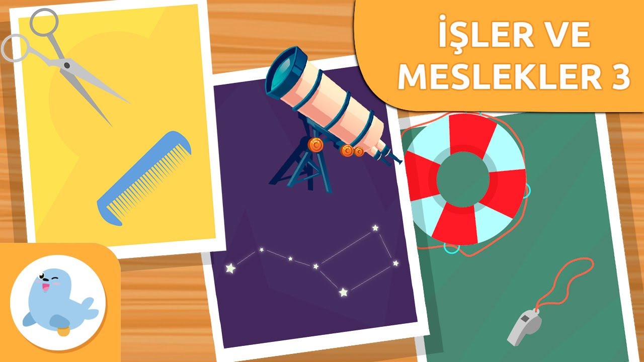 İşler ve Meslekler III - &Ccedil;ocuklar İ&ccedil;in Kelime Bilgisi