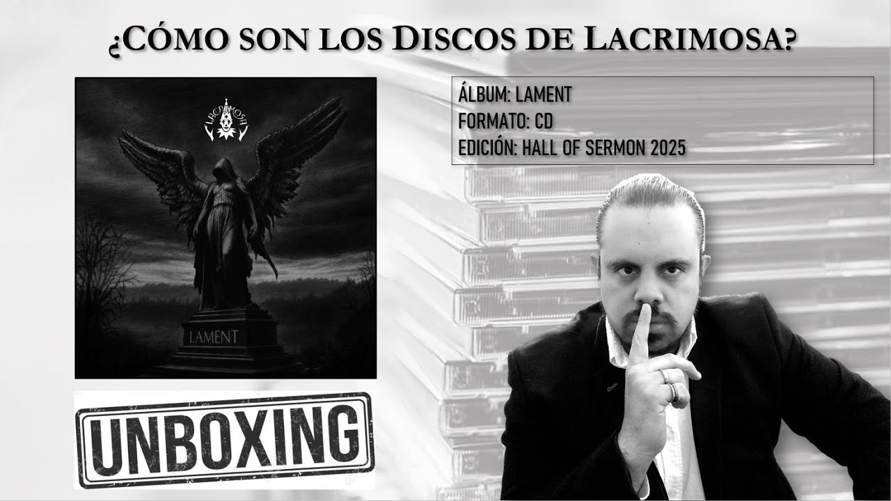 UNBOXING LACRIMOSA LAMENT / ¿CÓMO SON LOS DISCOS DE LACRIMOSA?