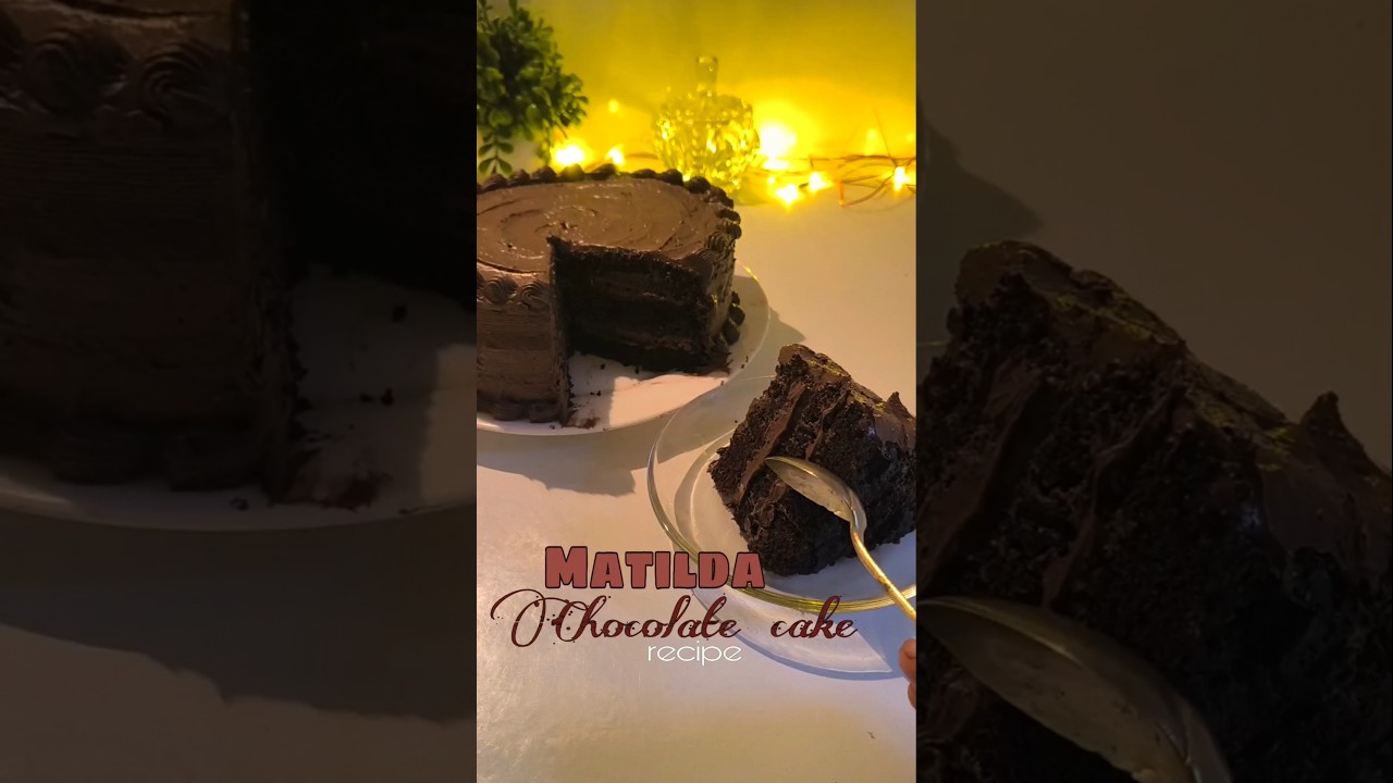 Matilda chocolate cake/ chocolate cake recipe/ one bowl chocolate cake #shorts #viral #asmr #fyp