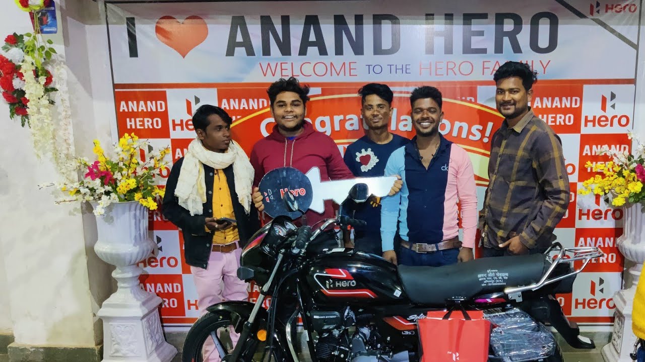 New Hero Splendor Bike Delevry Anand Hero Ambikapur Sarguja Chattisgarh Habib Vlogs