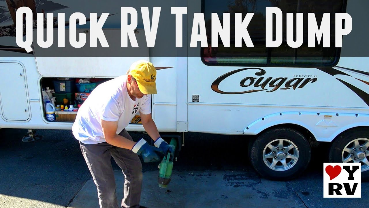 Demoing my Quick RV Waste Tank Dumping Setup