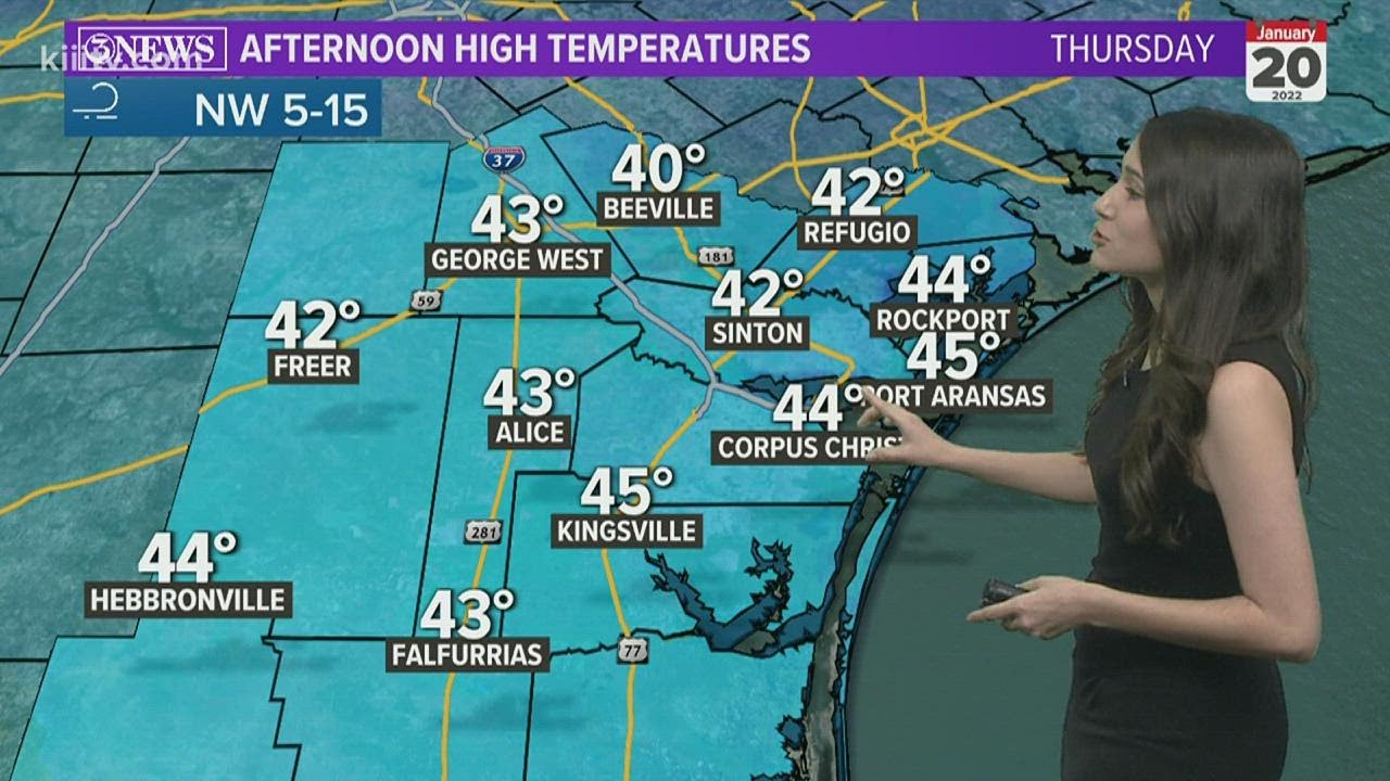 Thursday Forecast: Cold and damp day in Corpus Christi