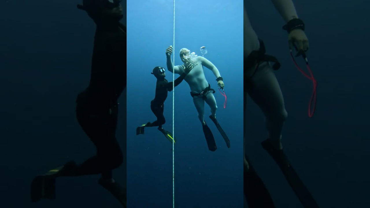 Freediving Blackout (Apnea) #freediving #blackout #apnea #safety #freediver #onebreath #rescue