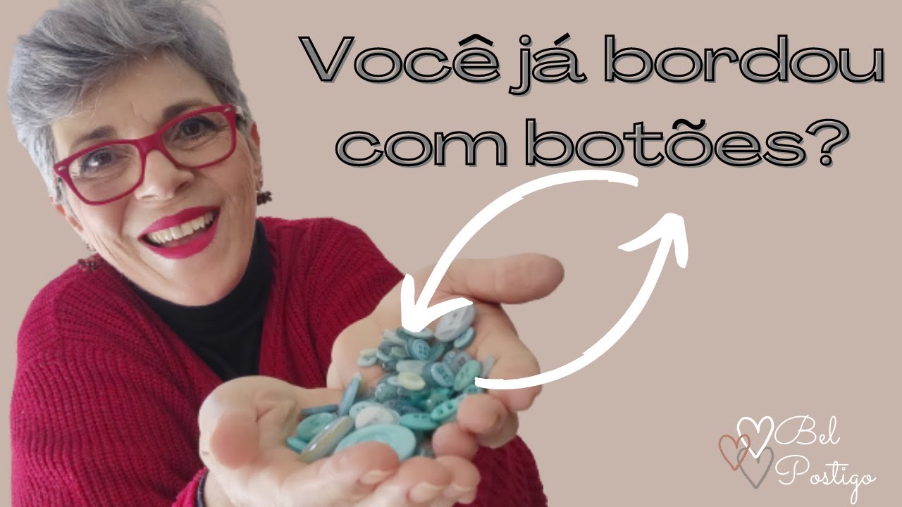 COMO BORDAR COM BOTÕES | CUSTOMIZANDO UMA BLUSINHA DE VISCOSE | BORDANDO COM LINHA E BOTÕES