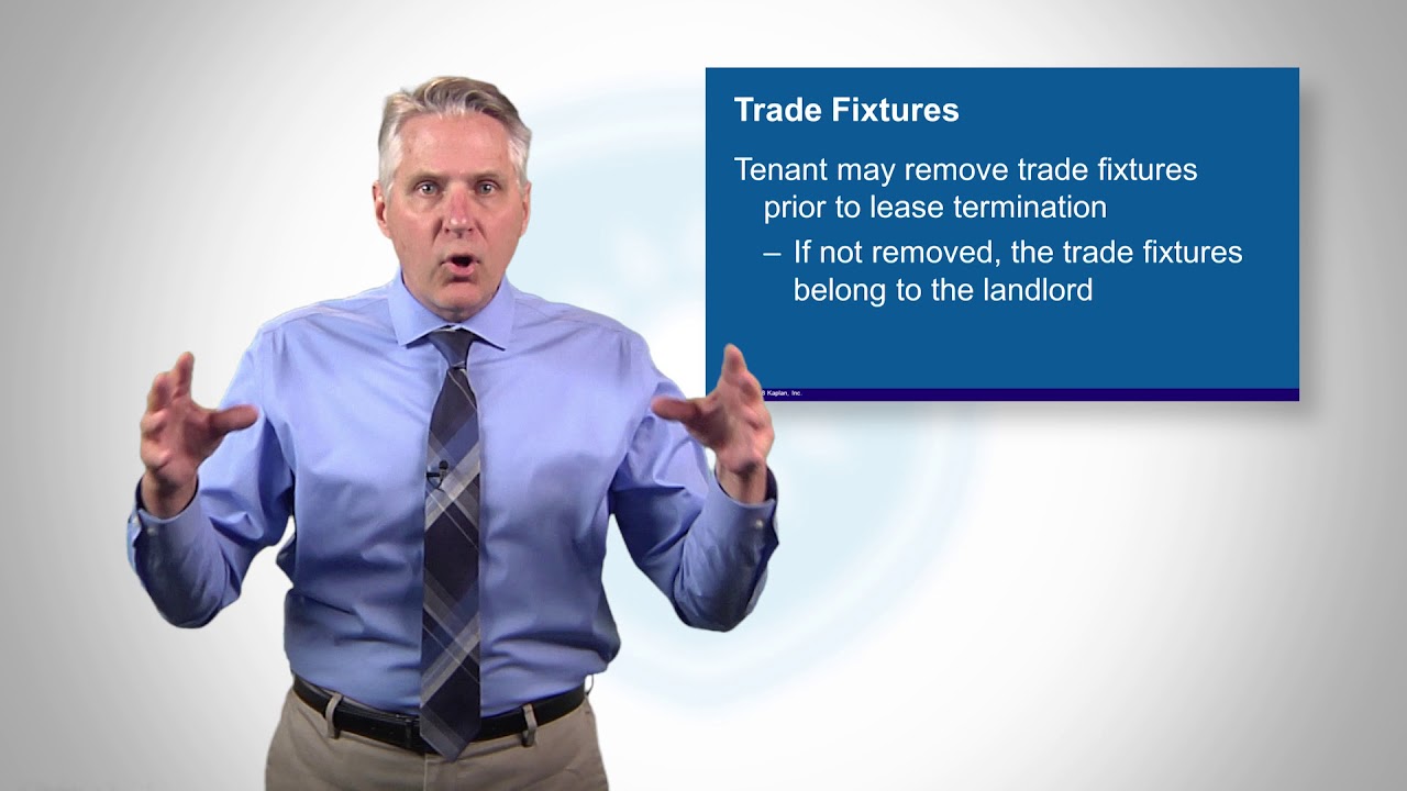 Real Estate Exam Prep: Trade Fixtures and Emblements