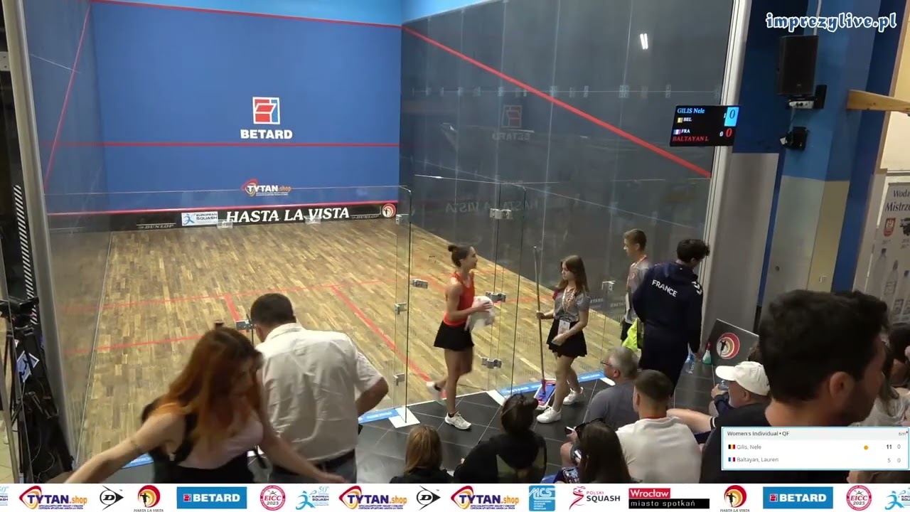 Nele Gilis 🇧🇪 - 🇫🇷 Lauren Baltayan  - ESF European Individual Closed Squash Championship 2023