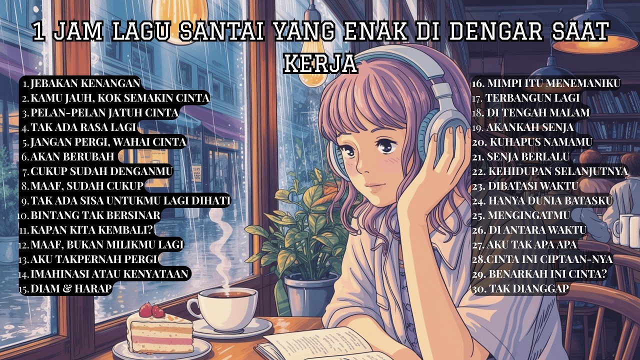 1 Jam Lagu Santai Lo-fi Pop – kenangan yang membawa rasa | Musik Tenang, Rindu & Kenangan