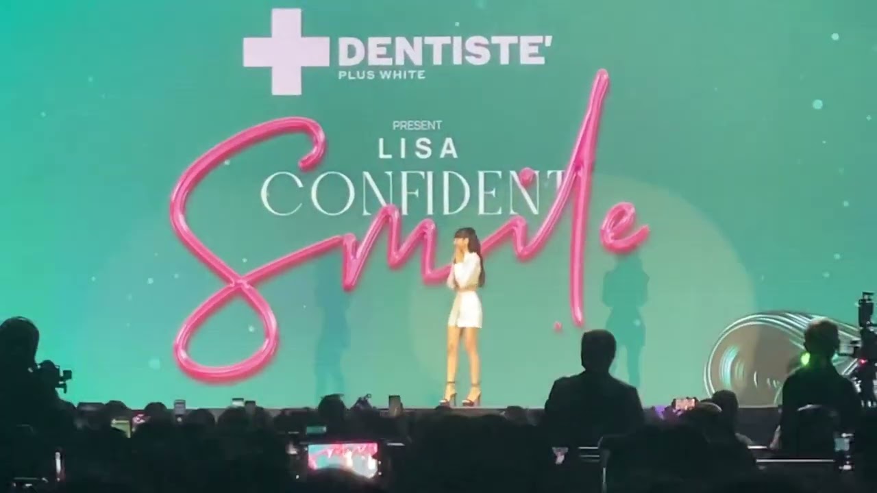 เปิดตัวลิซ่า ในงาน #LISA Special Greet | DENTISTE&rsquo; presents Confident Smile 9.1.2023