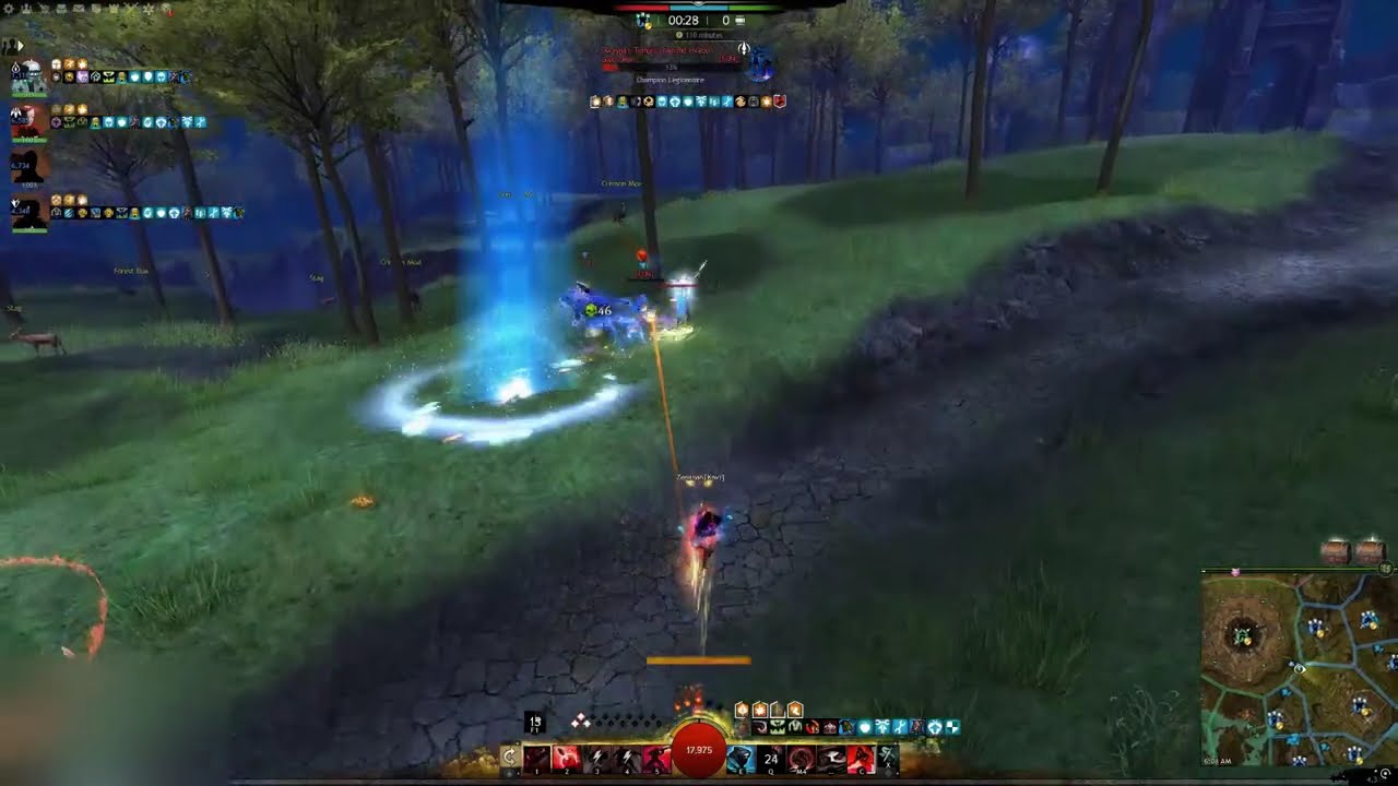 GW2 WvW Thief Deadeye Roaming - NT Farming/Roaming/Dueling 길드워2 키위 길드 전장 PvP