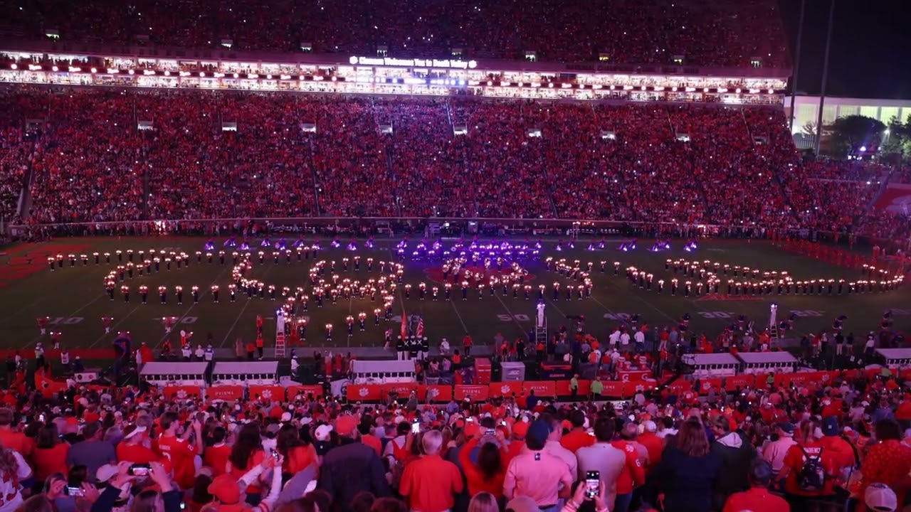 Clemson Tiger Band Pregame Nov 8 2025 (4k)