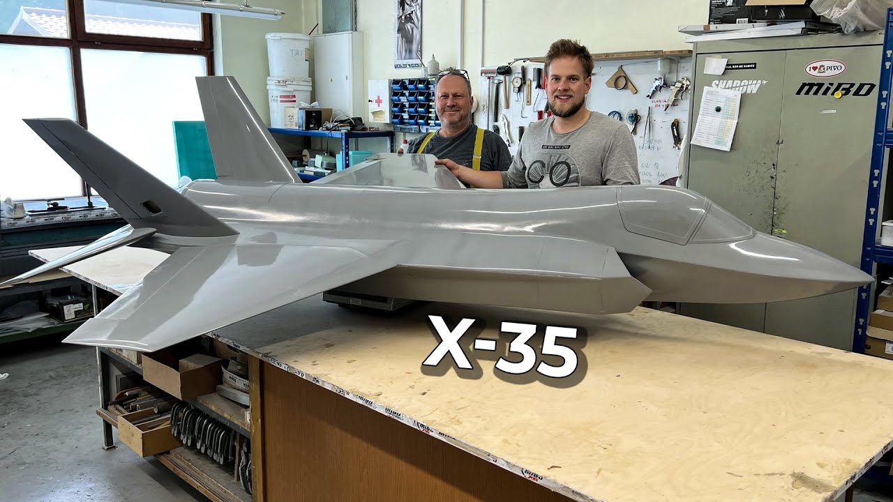 X-35 Sport Jet Fuselage Build by MiBO | Inside RC Jet Shop
