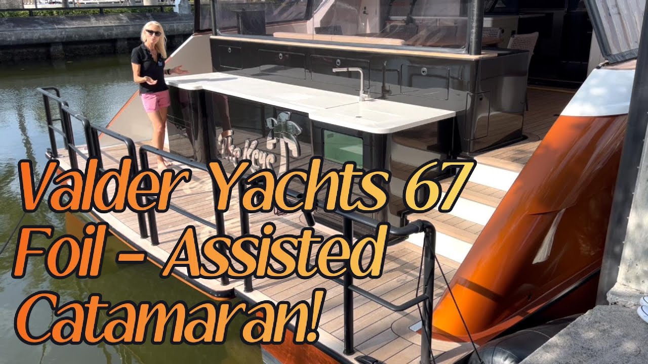 Valder Yachts 67 Foil Assisted Catamaran!