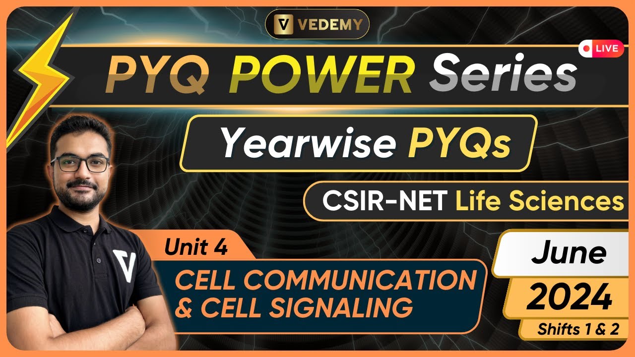 PYQ Power Series | Cell Signalling & Cell Communication | June 2024 | Sounak Sinhababu |