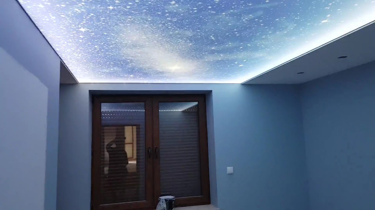 Sufity napinane z nadrukiem + instalacja LED - napinanerzeszow.pl
