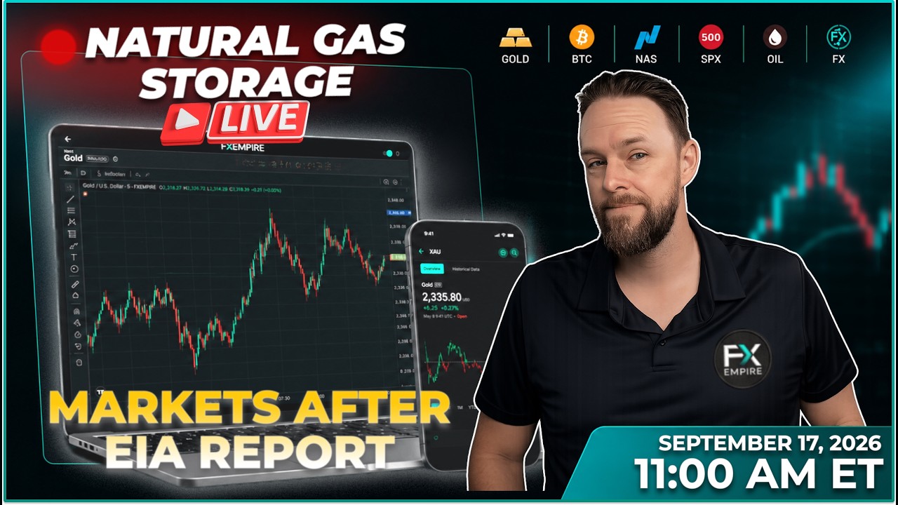 🔴LIVE: Natural Gas Storage Just Hit the Tape | Oil, Gold, Forex, Stocks, Crypto React