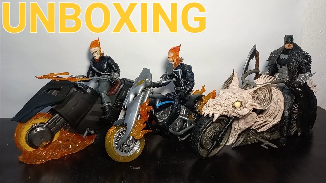 Análisis de Ghost Rider con moto, Marvel Legend, Marvel 85 Aniversario.