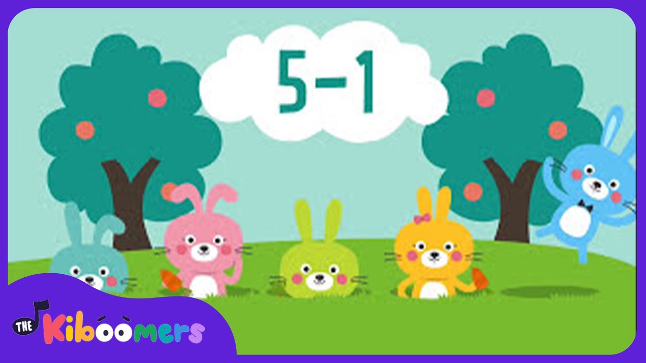 Five Little Bunnies - The Kiboomers Preschool Songs & Nursery Rhymes for Easter