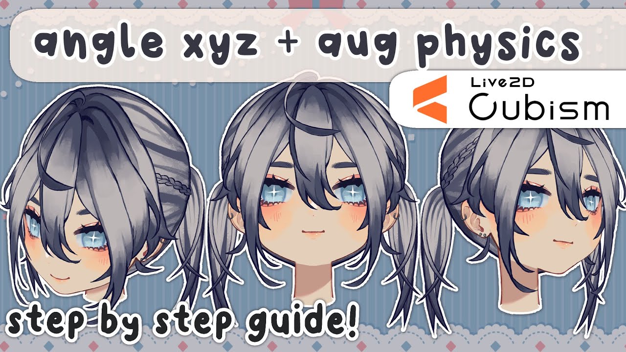 【угловые оси xyz + простая физика дополнений 】пошаговое руководство live2d