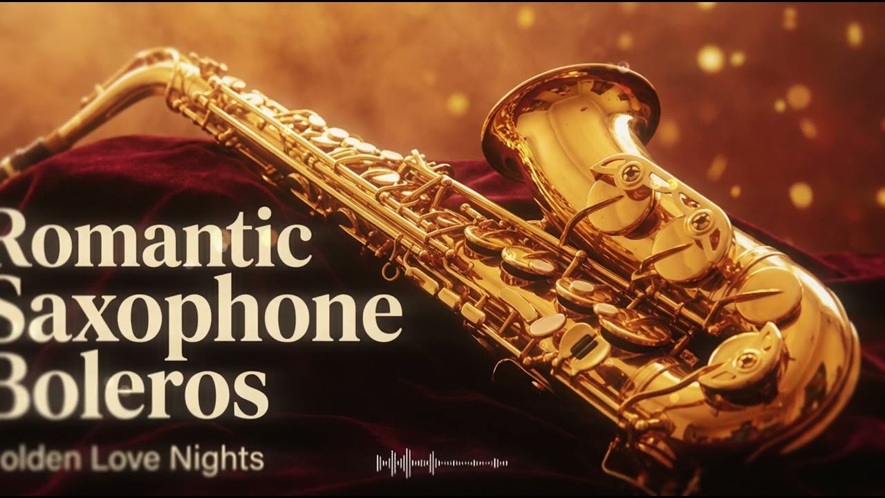Boleros Románticos en Saxofón 🎷 Romantic Saxophone Boleros – Golden Love Nights