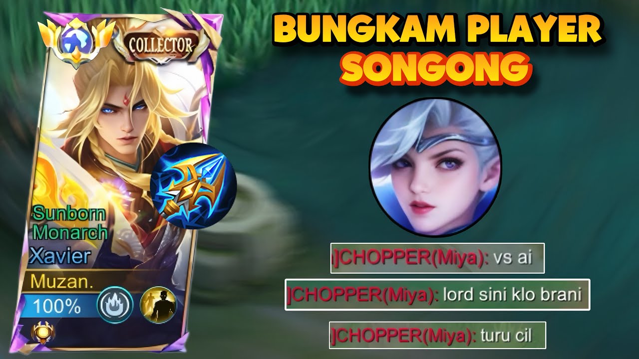 GILAK 🔥 BUNGKAM PLAYER SOK JAGO NGATAIN  KITA VS AI | AUTO KITA LOCK GA DIKASIH AMPUN | MLBB