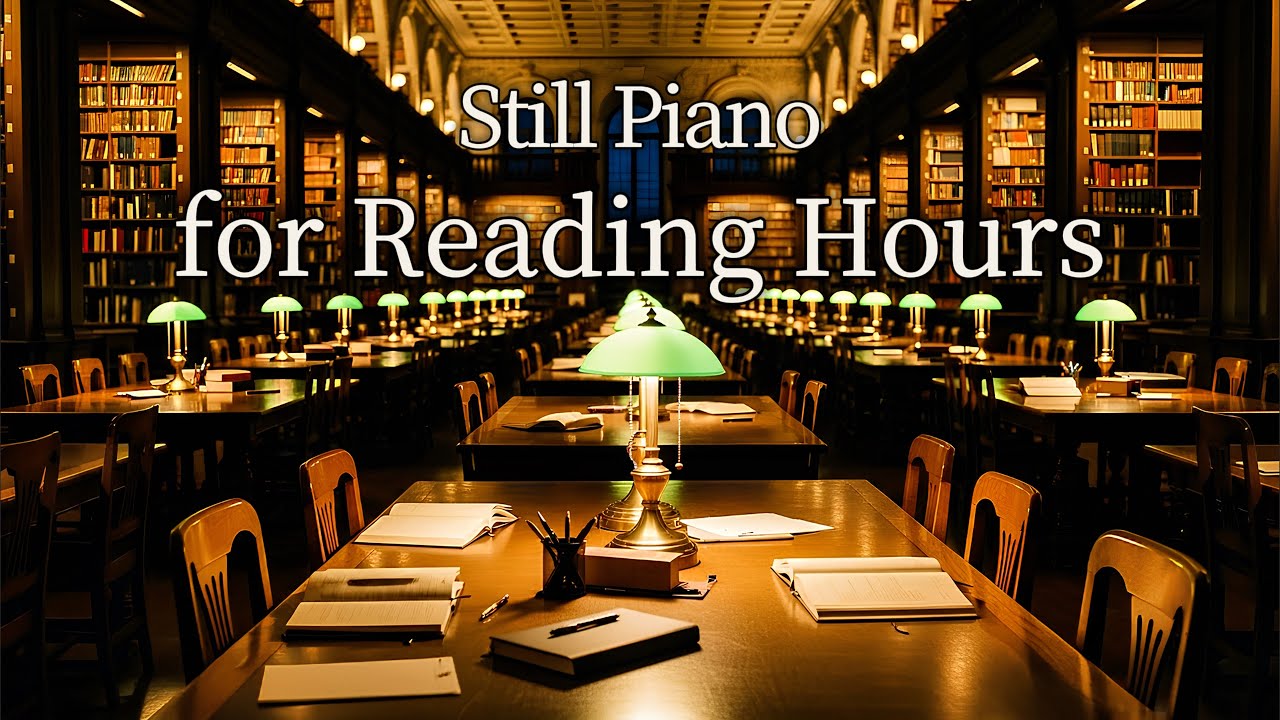 Rainy Night Café — Still Piano for Reading Hours | 100 Minutes of Silent Time