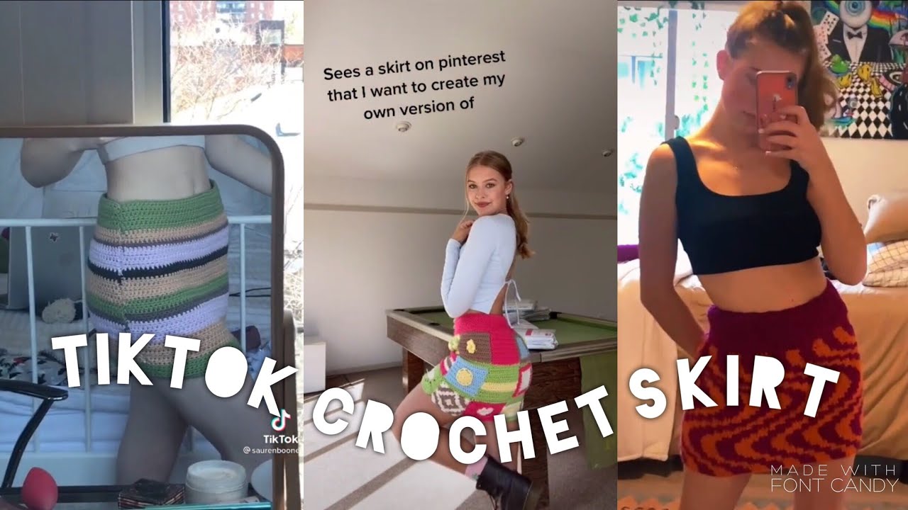 TIKTOK CROCHET COMPILATION (skirts edition)🧶