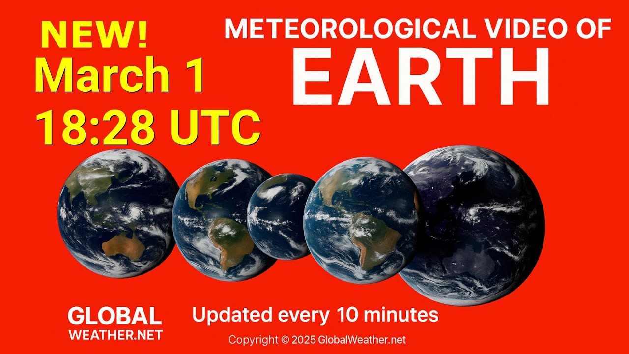🌤 Панорамное видео планеты Земля