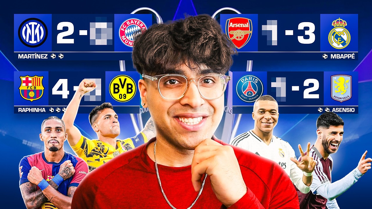 My Champions League Quarter-Final Predictions!