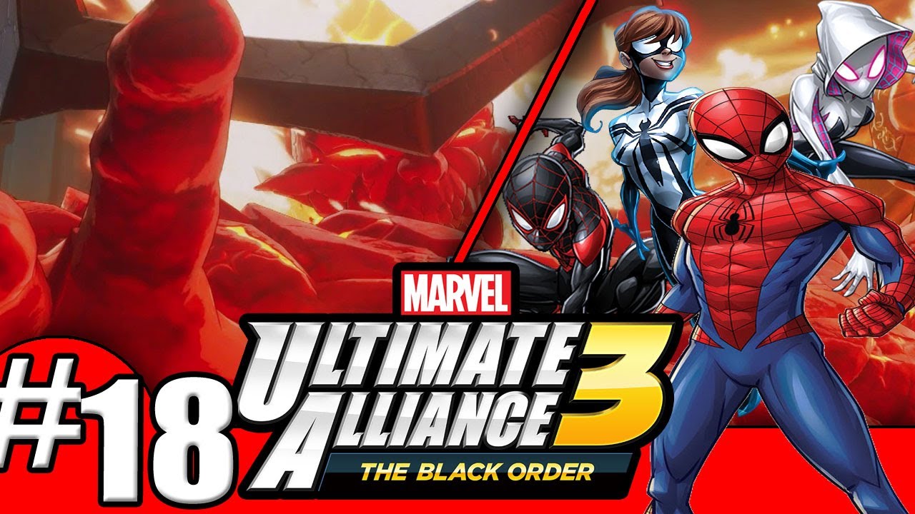 Marvel Ultimate Alliance 3: The Black Order Walkthrough Part 18 Surtur (Nintendo Switch)
