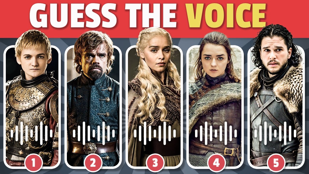 Угадай персонажей «Игры престолов» по ​​голосу 🐺⚔️ | Викторина «Угадай голос» | Дейенерис, Джон С...