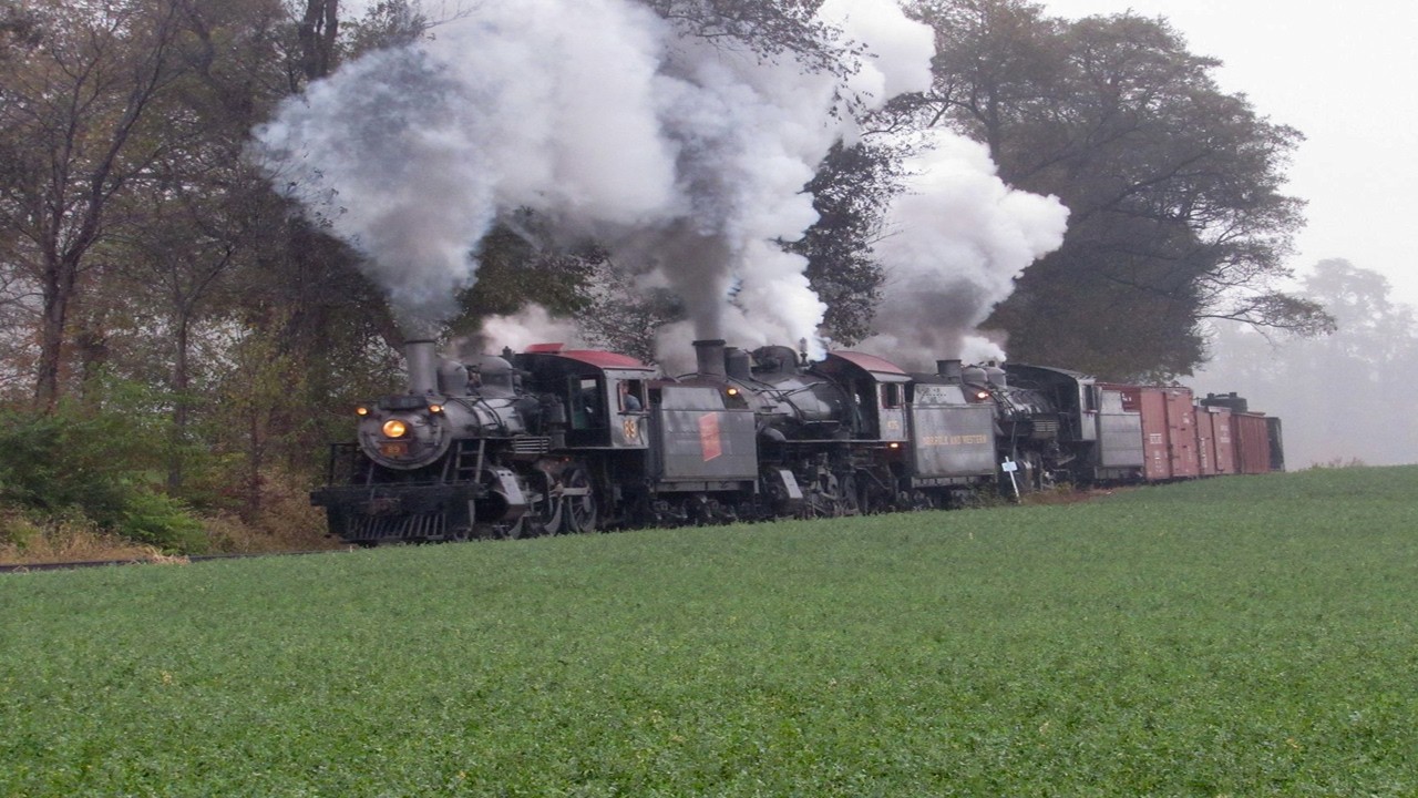 Strasburg Railroad 89, 90 & 475: A Triple Header in Paradise 2019