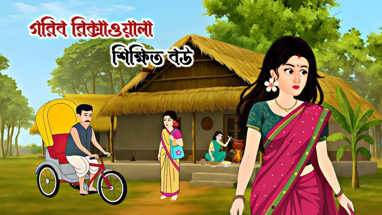 গরিব রিক্সাওয়ালার শিক্ষিত বউ || Bengali Moral Stories || Thakumar Jhuli