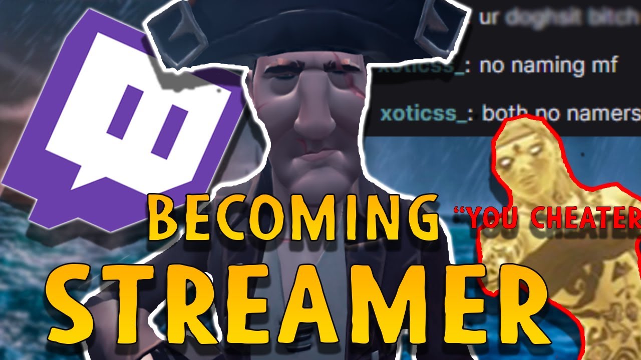 Becoming a TTV Streamer and Farming Toxic Reactions In Sea of Thieves
