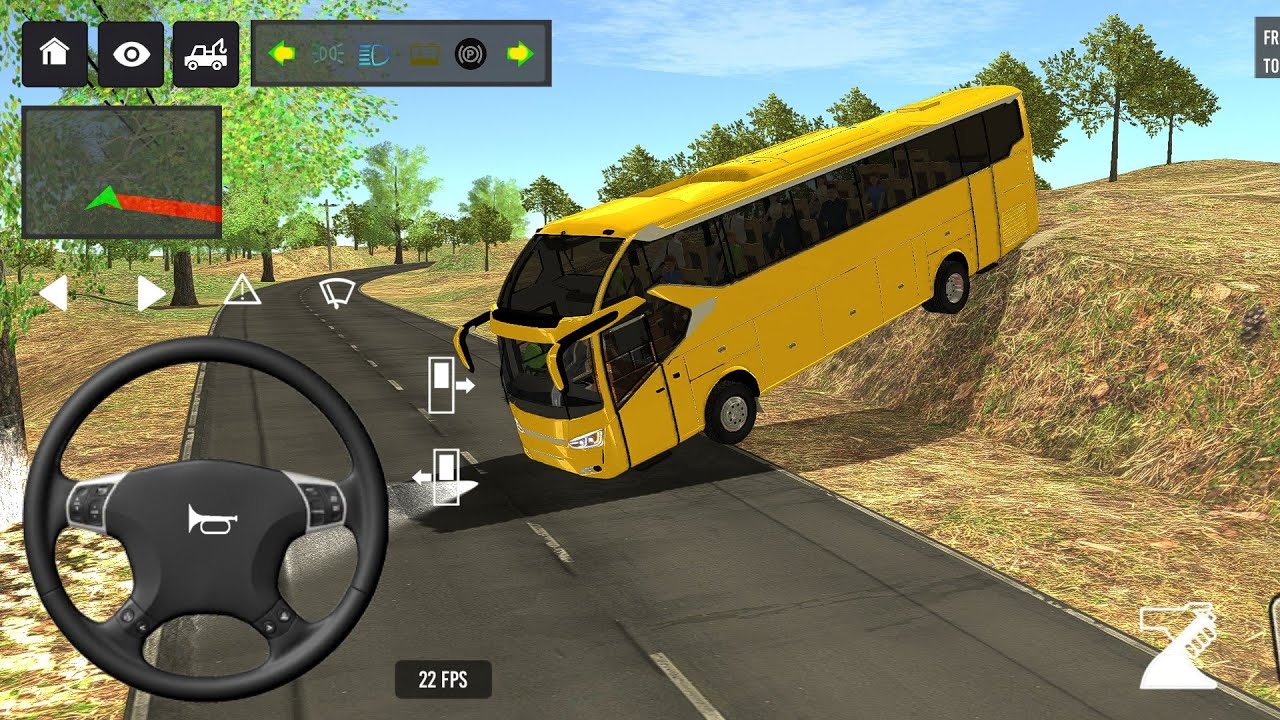 😱🤩BUS SIMULATOR INDONESIA ll new euro coach bus simulator indonesia ll new euro trock bus #simulator