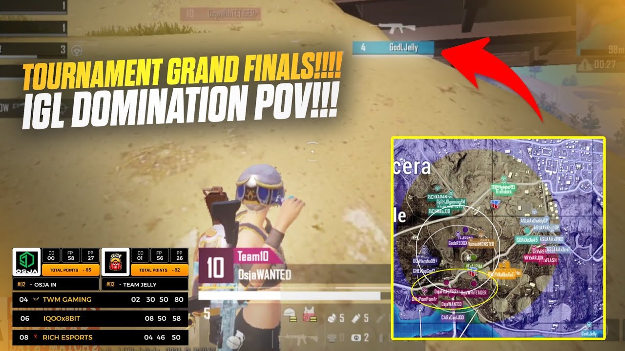 Tournament Grand finals  IGL POV | This is How To Hold a 