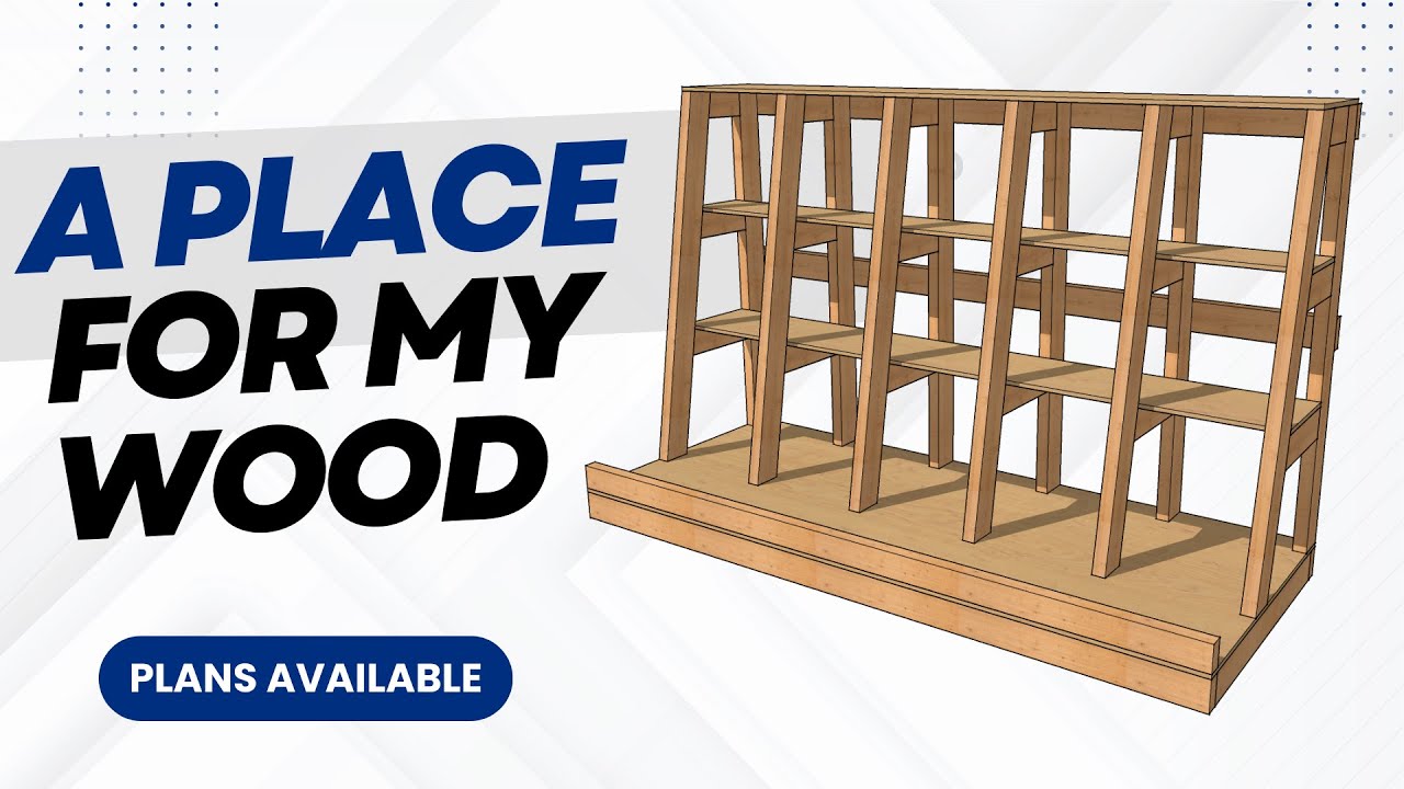 DIY || How to Build a Lumber Storage Rack | Woodworking Projects
