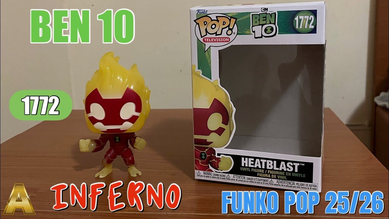 Funko Pop Ben 10 1772 25/26 | Inferno | Unboxing