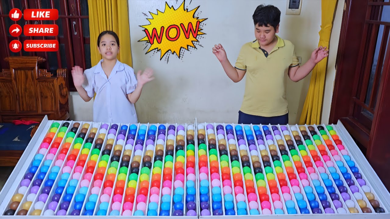 🌈🔥🆚️ Color Ball Sorting Game | Satisfying ASMR & Puzzle Duel - Who's the Winner?  Level 08