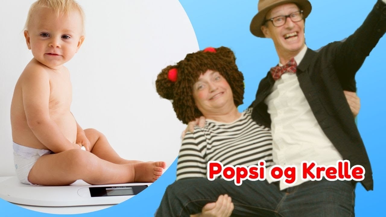 Måles og vejes | Hos lægen med Popsi og Krelle | Børnesang med fagter