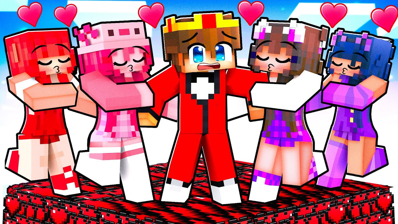 Ich &Uuml;BERLEBE einen ONE BLOCK mit einem HERZ in Minecraft mit meinen Freunden!