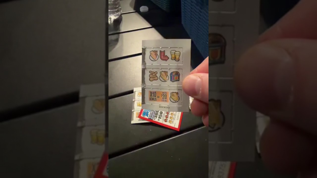 $2 “blue ribbon bonus” pull tab box round 4 at Patrick McGoverns pub #pulltabs #bingo #bukk 