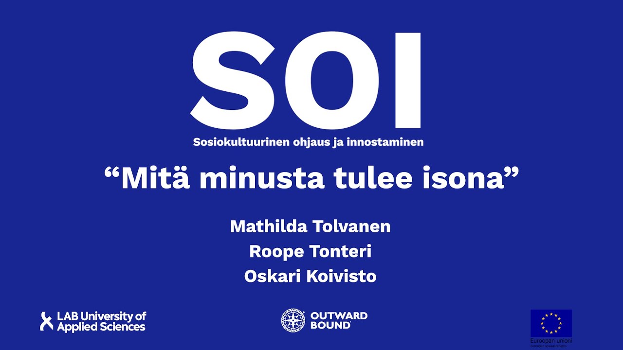 Mitä minusta tulee isona
