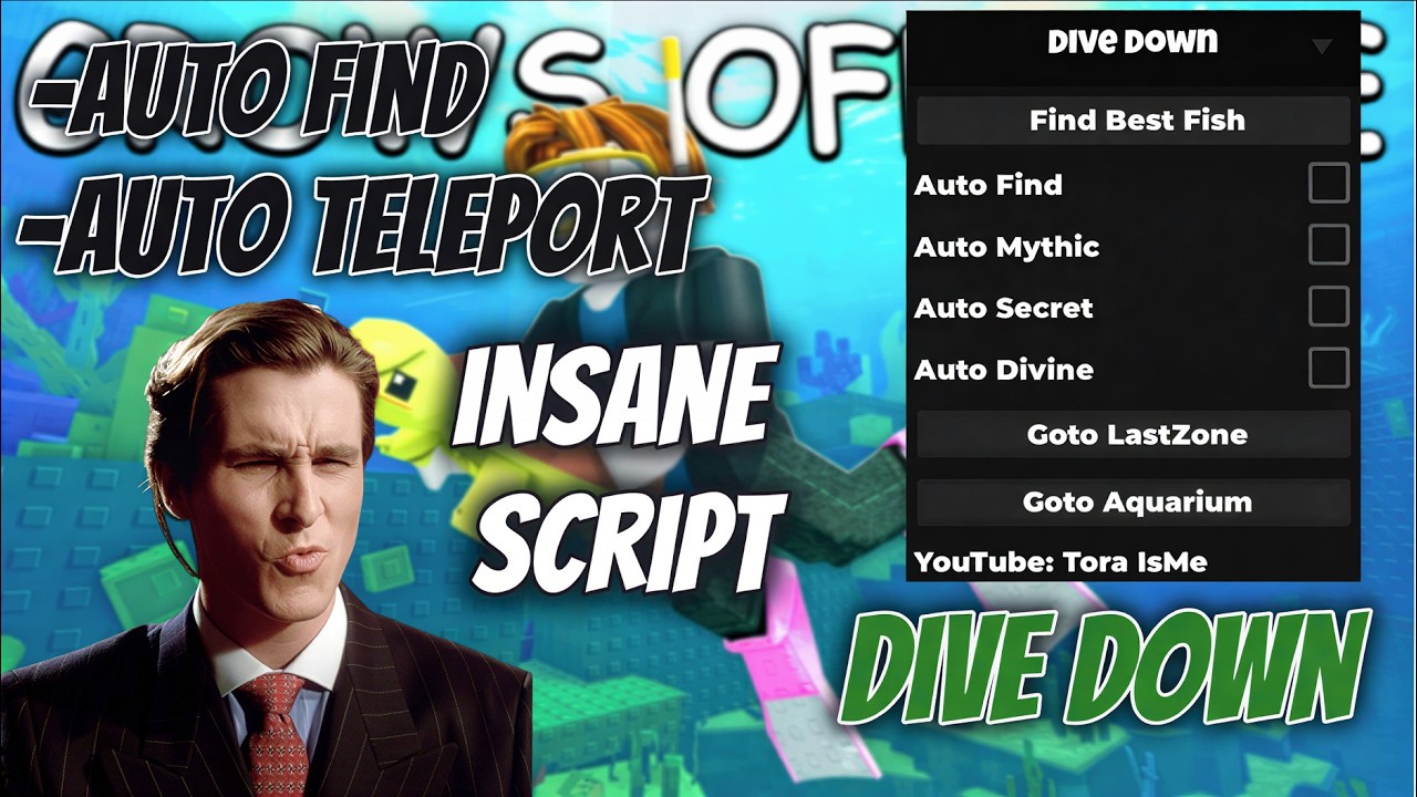 DIVE DOWN BEST SCRIPT 2026🔥 | AUTO FIND + AUTO TELEPORT + FARM🔥[NO KEY100%]